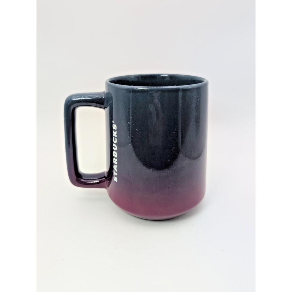 Rare Starbucks Ocean Gradient Sunset Blue Purple Ombre Ceramic Coffee Mug 14 oz